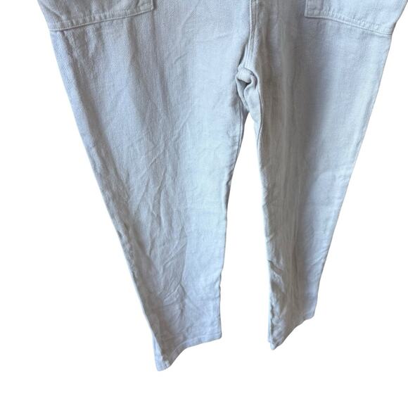 Matteo Los Angeles Vintage Linen Light Blue Girls Jumpsuit Size XXL Juniors - Picture 5 of 10